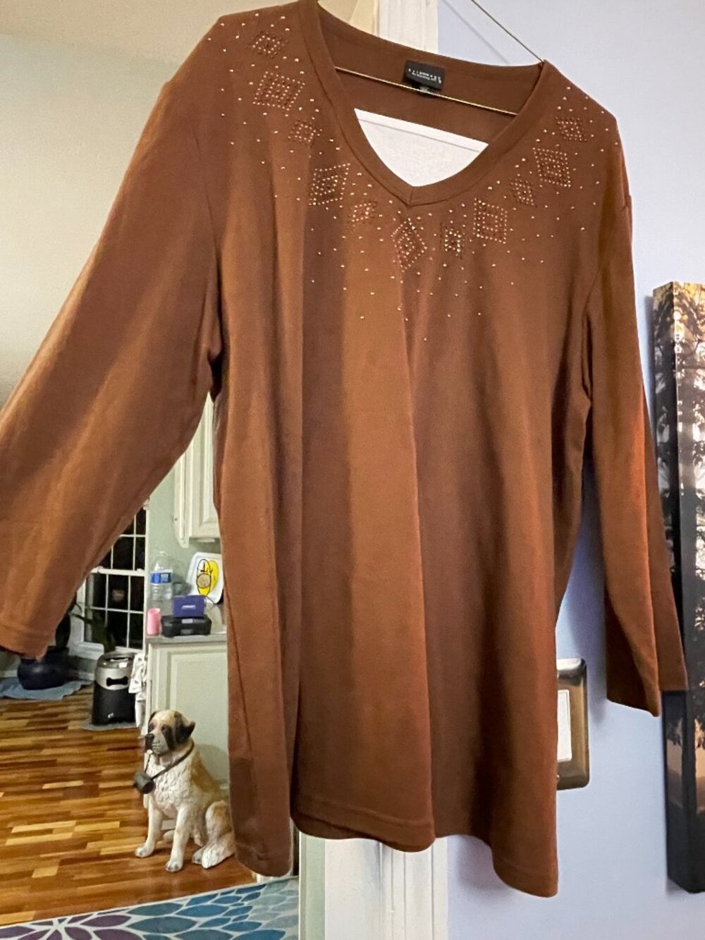 Trillogy by morning sun ladies top